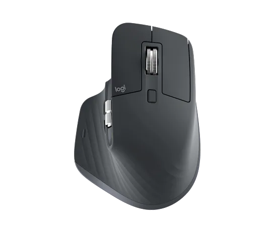 Logitech MX Master 3S grafito visto desde arriba