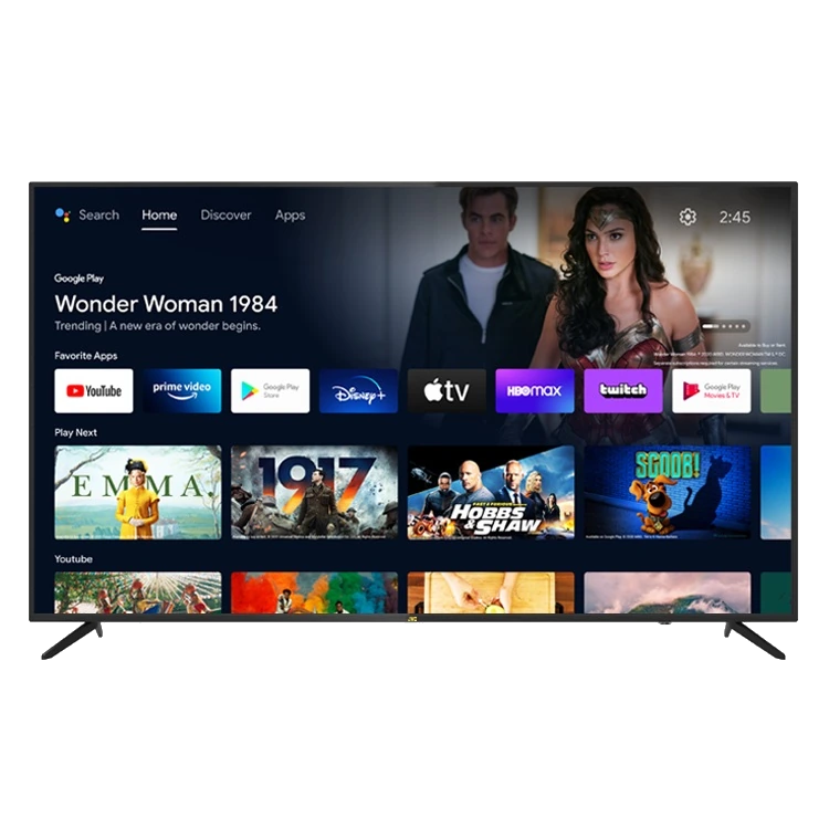 Televisor JVC QLED 4K de 65 pulgadas: imagen del tipo de producto.