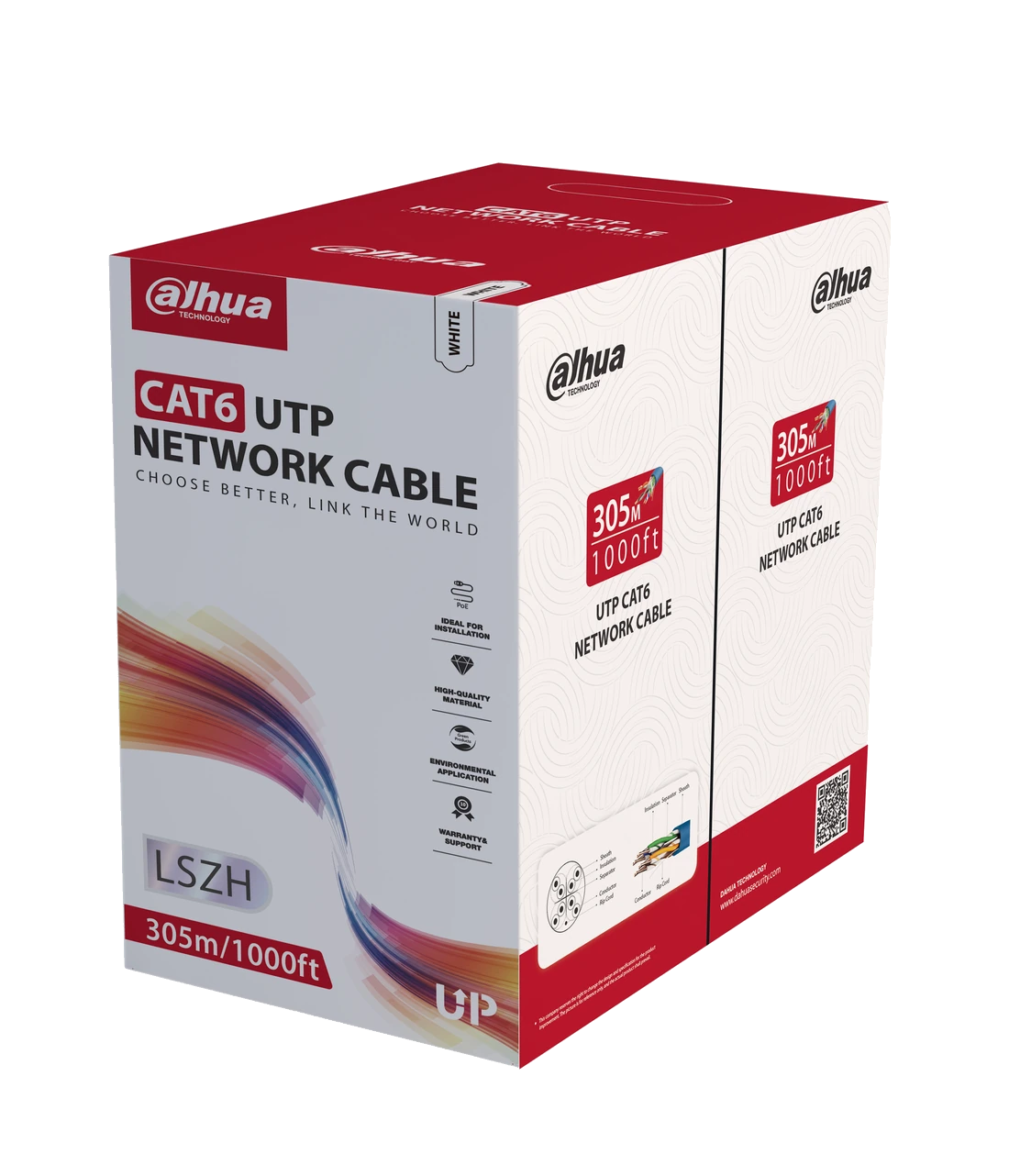 Imagen del fabricante de Dahua PFM923I-6UN-C · UTP Cat6 LSZH · 305 m