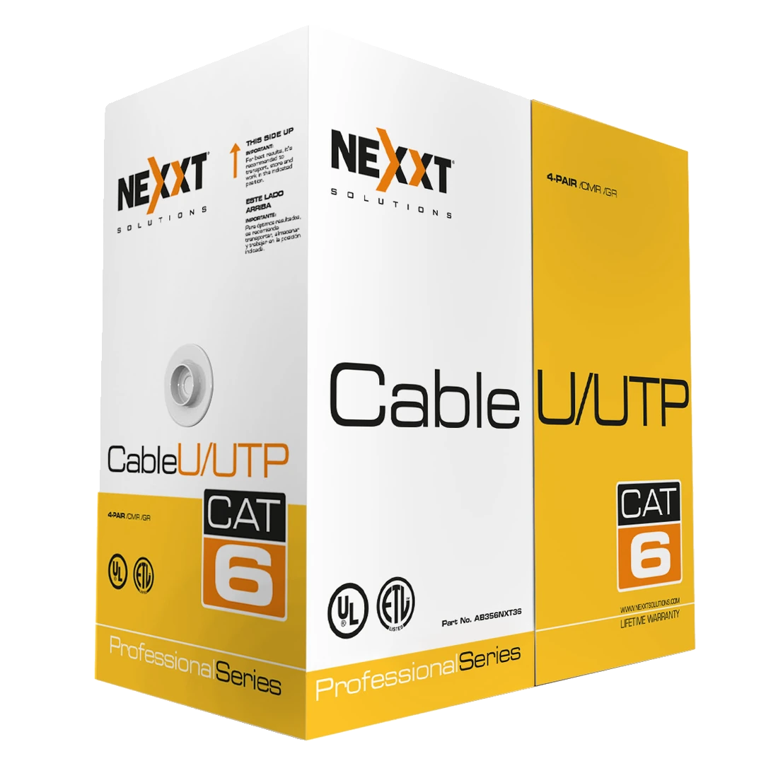 Imagen del fabricante de Nexxt Professional AB356NXT36 · UTP Cat6 · 305 m