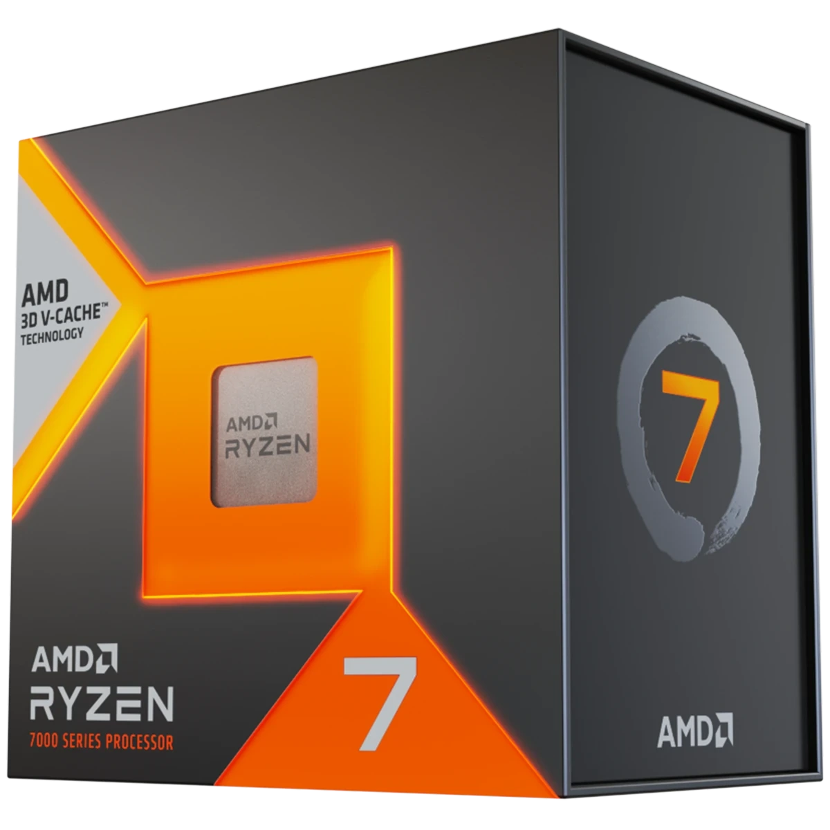 AMD Ryzen 7 7800X3D · empaque.