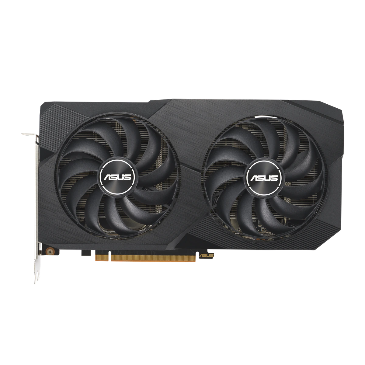 ASUS Dual Radeon RX 7600 OC 8 GB · vista frontal.